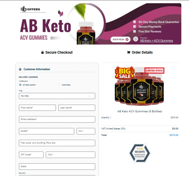 Keto official, AB Keto supplement